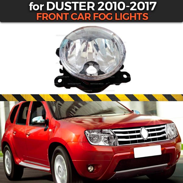 

car fog lights for / dacia duster 2010-2017 of front bumper used lamp h16 19w universal size accessories car styling