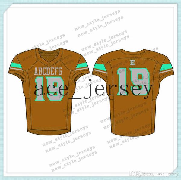 

98Men 2019 Youth Football Jerseys Army Green Wine Red Embroidery Logos Stitched Custom Any name Any number Jerseys