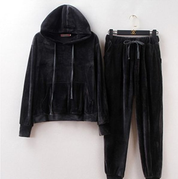 

tracksuit two piece set women grey long sleeve and pants bodysuit suit runway fashion black d79101, White