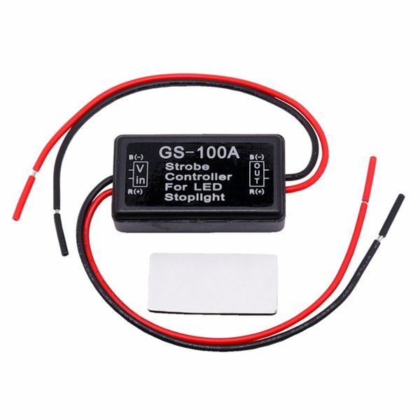

new gs-100a mini waterproof smart strobe controller for led sight flasher module for car led brake slight lamp