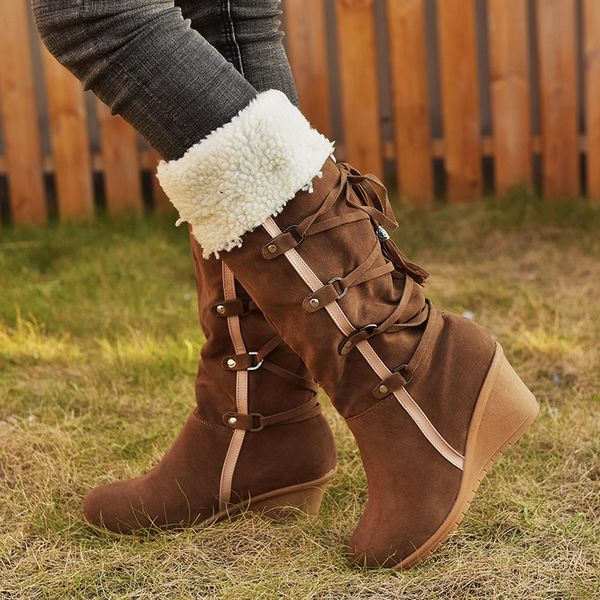

snow boots for women booties woman 2019 high heels women's rubber shoes rain luxury designer round toe lace up stiletto ladies, Black