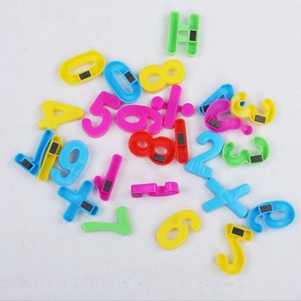 

26pcs/set colorful fridge magnet sticker teaching magnetic numbers fridge magnets alphabet for kids letters and numbers stickers