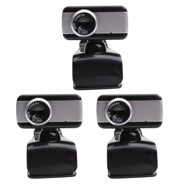 

3x web camera 0.3mp clip style usb webcam for pc lapdeskcomputer