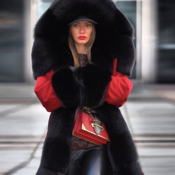 

2019 winter jacket women thick warm hooded parka mujer cotton padded coat long paragraph plus size s- slim jacket female#j30, Black
