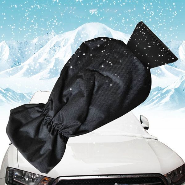 

600d oxford warm car snow shovel ice scraper window winter car vehicle durable gloves scraper snow ice brush shovel removal