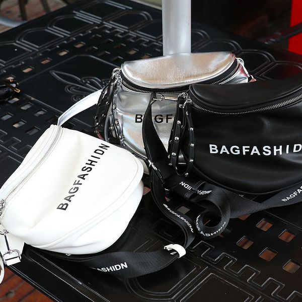 

наплечная сумка женское плечо лето небольшой полукруг сумка pu мода одно плечо