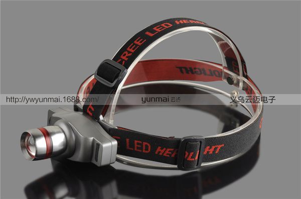 

high-power aluminium alloy flexible zoom light 16340 charge headlights
