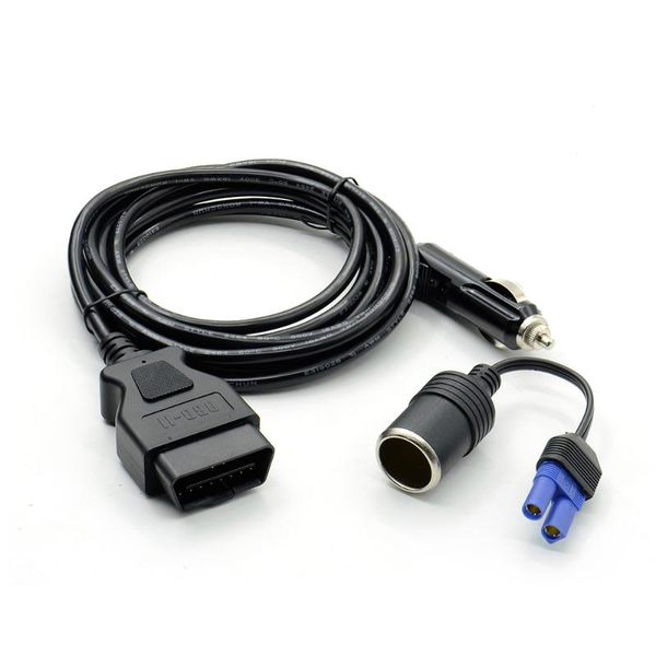 

vstm 12v memory saver adapter obd2 ii emergency cable with ec5 socket memory saver(3meter) ecu interface connector for vehicle