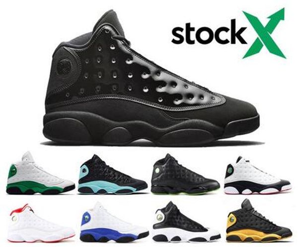 

new 13 13s bred chicago flint barons grey mens basketball shoes 13s cap and gown he got game dmp hyper royal sneakers, Black