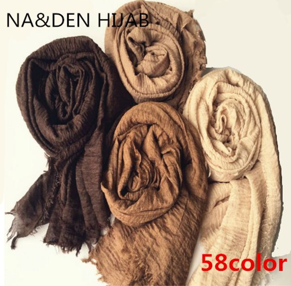 

2018 bubble plain scarf/scarves fringes scarf women soft solid hijabs foulard muffler shawls big muslim wrap