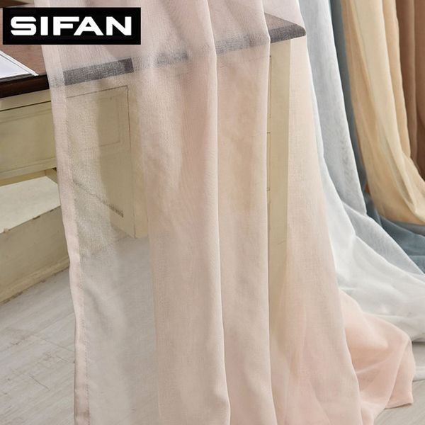 2019 Many Colors Japan Solid Tulle Curtains For Bedroom Living Room Kitchen Modern Sheer Window Curtain Voile Blinds Drapes From Shuishu 40 64