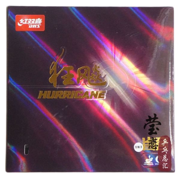 

original dhs 40+ new provincial hurricane 3 table tennis rubber with 6 angle dhs table tennis racket racquet sports