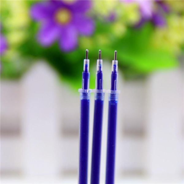 

20pcs/lot neutral ink gel pen refill neutral pen good quality refill black blue red 0.5mm bullet refill office and school, Black;red