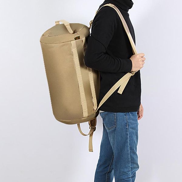 

men women lightweight sports bag outdoor hiking leisure gym cylinder travel package zipper shoulder backpack for 2019 fashion