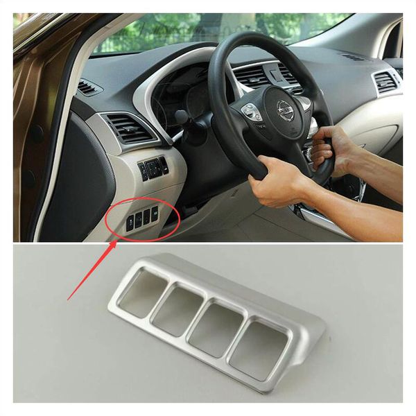 Interior Rearview Mirror Switch Cover Trim For Nissan Sentra