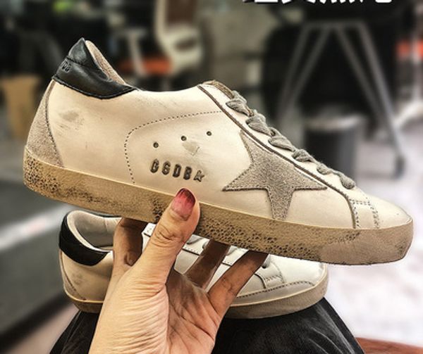 

2019 de igner dirty hoe golden goo e ggdb old tyle neaker genuine leather villou dermi men women luxury uper tar trainer 36 45