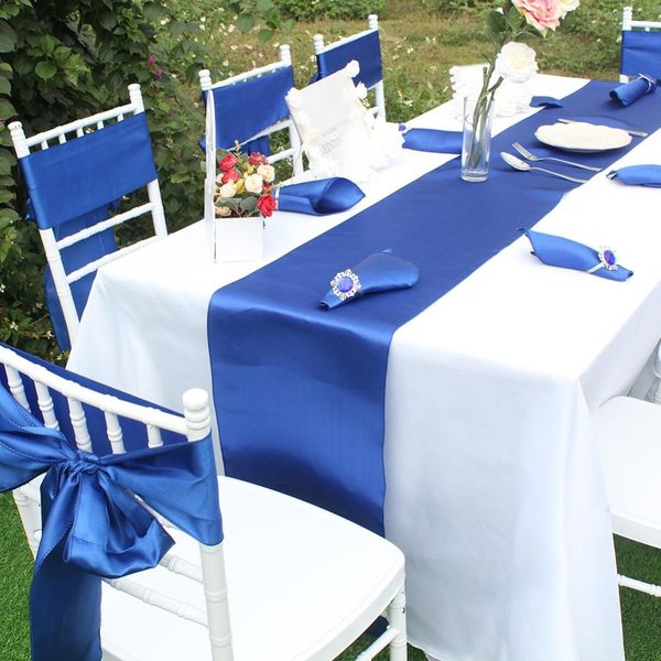 

ourwarm satin table runners for wedding 12