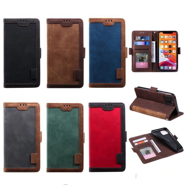 

hh luxury hybrid retro wallet pu leather case tpu cover for iphone 11 pro max xr xs x 8 7 6 samsung s9 s10 plus s10e s20 ultra note 10 10+