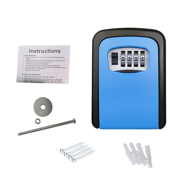 

combination lock zinc alloy key storage cabinet wall mounted lockable safe box