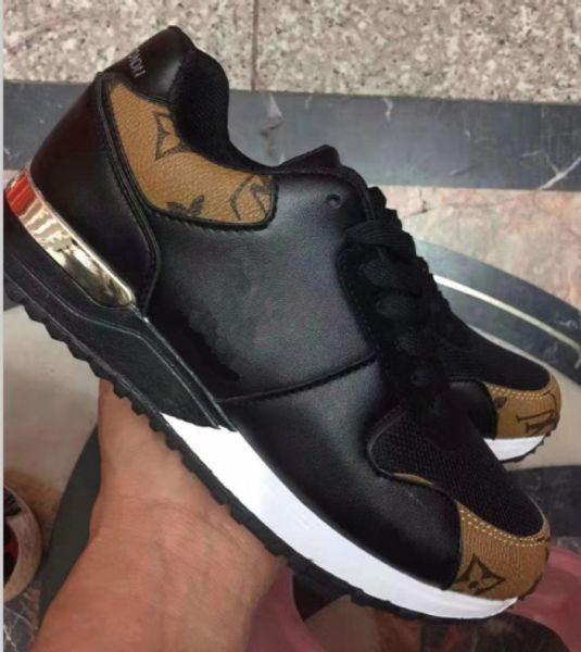 

luxury designer sneakers men mesh casual shoes women shoes fashion run away shoe mixed color walking shoes, Black