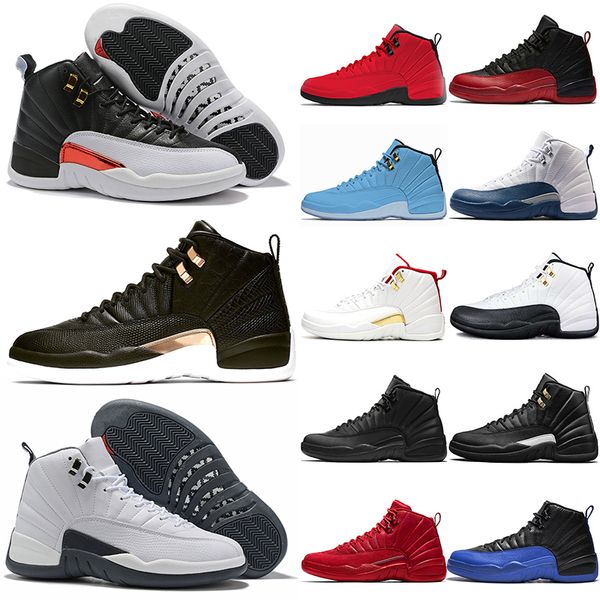 

air jordan retro 12 white grey 12s men basketball shoes midnight black reverse taxi mens trainer athletic sport sneaker online sale