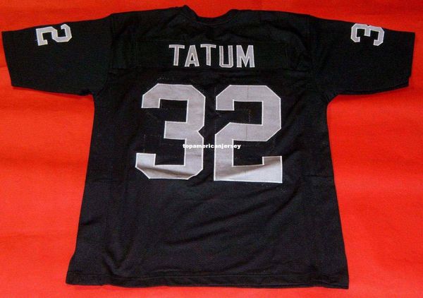 

retro #32 jack tatum custom mitchell & ness jersey one black mens stitching s-5xl,6xl football jerseys running, Black;blue