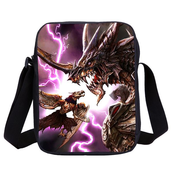 

mini crossbody bags for boys girls fashion cool animal dragon 3d printing messenger bags kids sling shoulder bag sac a main