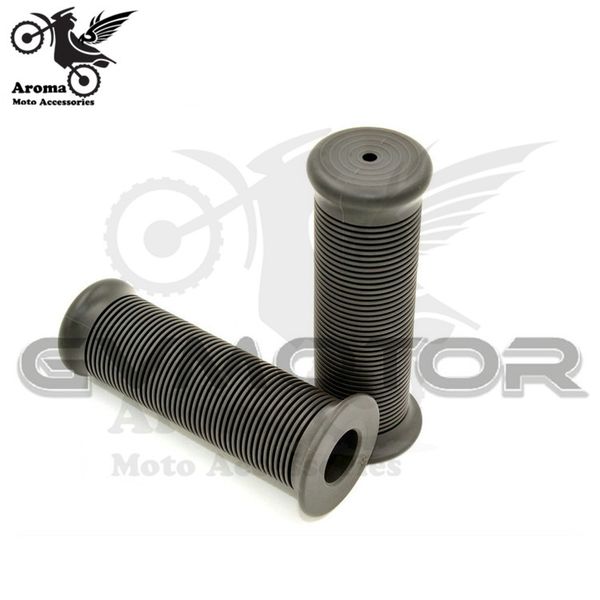 

4 colors available motorcycle rubber cafe racer 7/8" 22mm motorbike handlebar hand grips colorful black bobber chopper vintage