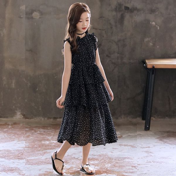 

girl's dresses teen kids for girls long children clothing mother and daughter dress girl clothes casual school princess party, Red;yellow