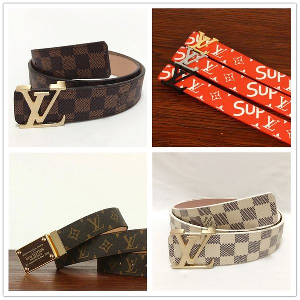 

Cla ic printed leather belt 13 luxury 13 de igner 13 loui 13 vuitton 13 letter buckle luxury 13 belt belt for men and woman trap, Black;brown