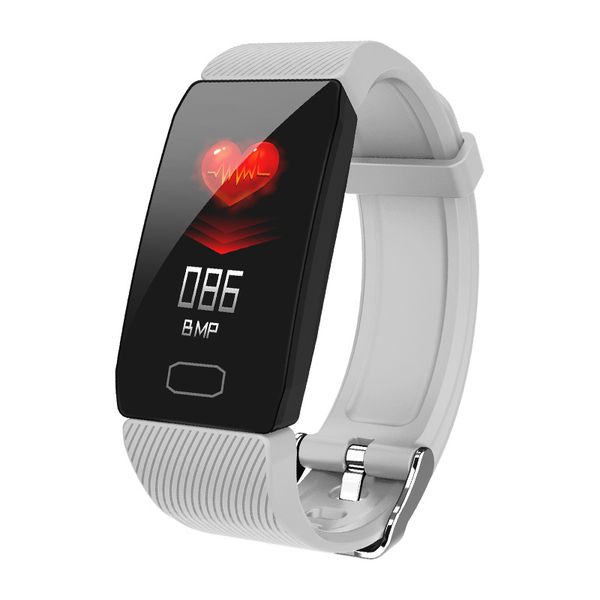 

usb charging touch screen smart bracelet multi-function test heart rate bracelet 1.14 screen heart rate sports waterproof bracelet