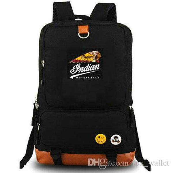 

indian motorcycle backpack cool race daypack schoolbag leisure rucksack sport school bag outdoor day pack