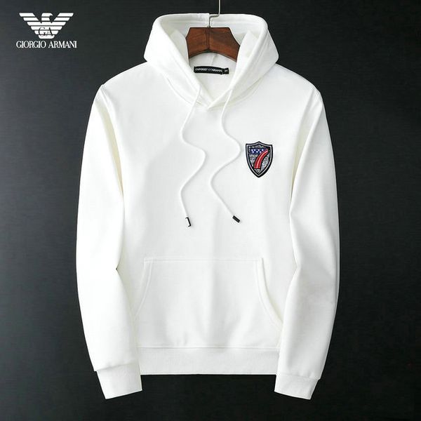

20ss luxury mens designer hoodie amn logo tide fashion pullover brand printing italian casual plus velvet cotton sweatshirt, White;black