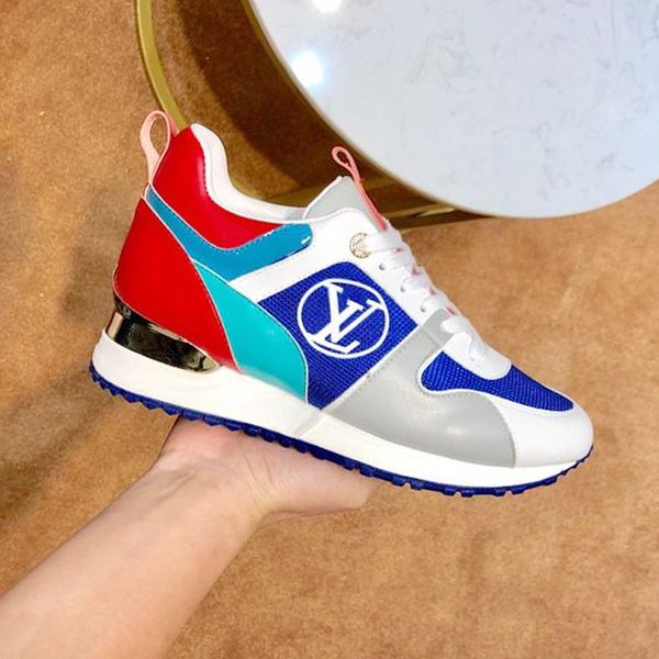 

2019 Womens Shoes Casual Fashion Sneakers For Women Breathable Mesh Lace-Up Outdoor Training Fitness Digital Exclusive Run Away Sneaker Sale