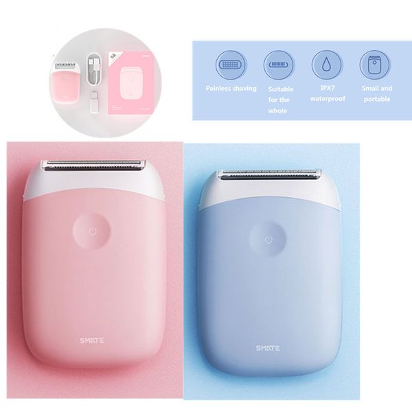 

smate 3in1 mini electric hair shaver portable waterproof usb rechargeable hair removal clipper clean comfortable