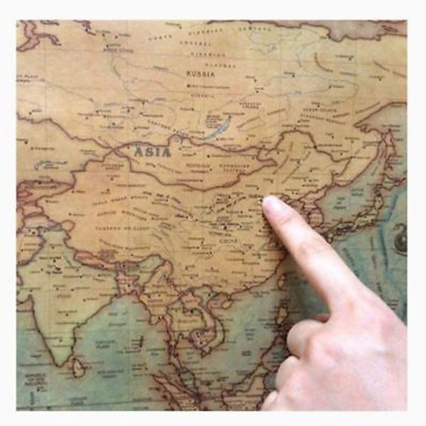 

урожай навигационное ocean sea world map наклейки картины home decor wall art # r5