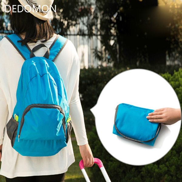 

lightweight foldable waterproof nylon women men children skin pack backpack travel outdoor sports camping hiking bag rucksack
