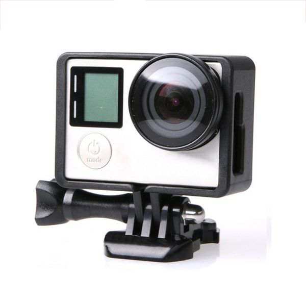 

for gopro accessories gopro hero 4 3+ 3 protective border frame case camcorder housing case for go pro hero4 3+ 3 action camera
