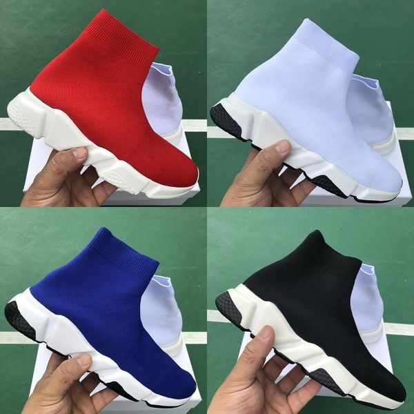 

2019 luxury paris sock shoes speed trainers black white casual shoes for men women oero women boots sneakers designer shoes 36-45