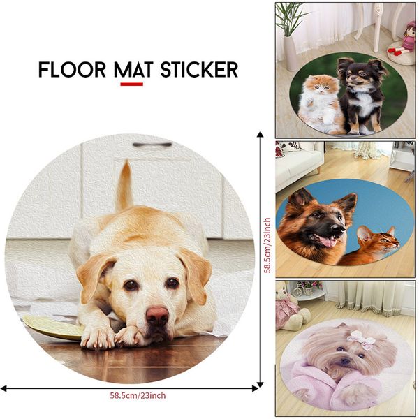 

pvc floor mat sticker carpet sticker floor diy bedroom home decor wall art lovely mural tv background