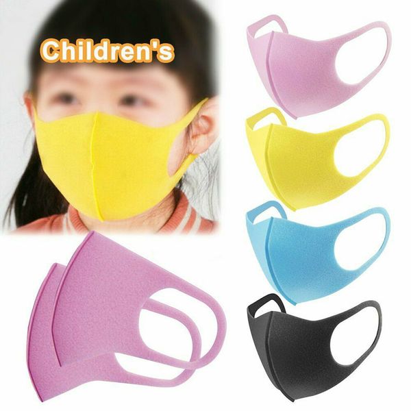 

3-10 pcs kids anti dust pollution smog pm2.5 face mouth respirator washable elastic breathable anti-bacterial mask