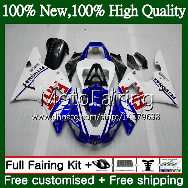 

тело для ямаха yzf р 1 и yzf 1000 yzf1000 yzfr1 98 99 рамка синий белый 93mf8 и yzf-1000 yzf р1 98 99 и yzf-r1 в 1998 1999 обтекатель компле
