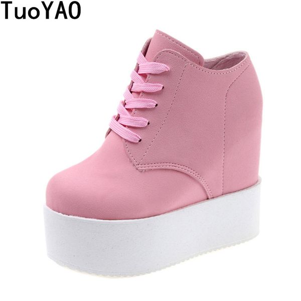 

wedge high heels zapatos mujer platform heels ladies canvas shoes chaussure femme women school valentine zapatos casual shoes, Black