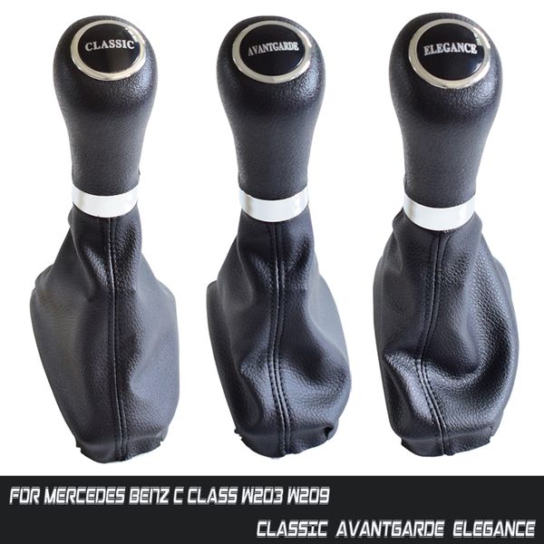

car accessories classic avantgarde elegance automatic gear shift knob with gaiter boot for c class w203 w209
