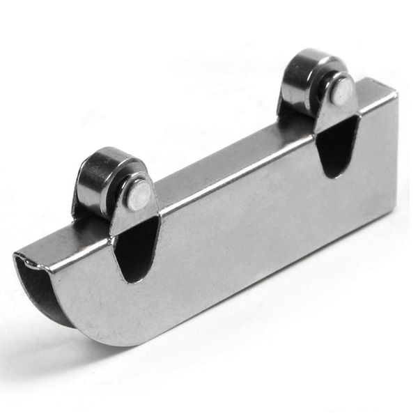 

10 частей слот нержавеющей стали двойной маховик горы слово раздвижные двери трек шкивов стекла аппаратных аксессуаров