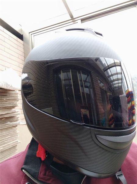 

carbon fiber motorcycle helmet black moto full face retro scooter helmets motorbike riding helmet men motocross casco
