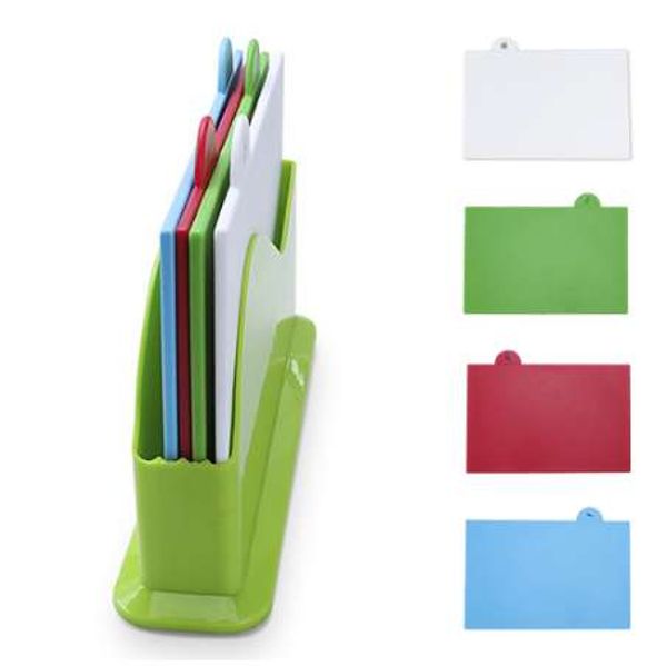 Compre Bloques De Tabla De Cortar De Cocina Con Código De Color Tableros Para Picar Tablero De Corte Separado 4 Unids Set Utensilios De Cocina