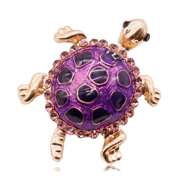 

originality fund tortoise brooch alloy oil dripping animal women's brooch accessories product pin, Gray