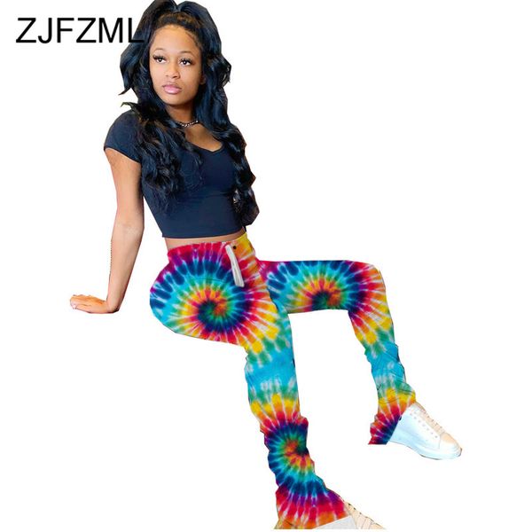 

леопард галстук крашения принт сексуальный повязки леггинсы женщины шнурок высокая талия плиссированные брюки моды плюс размер клеш наборный, Black;white