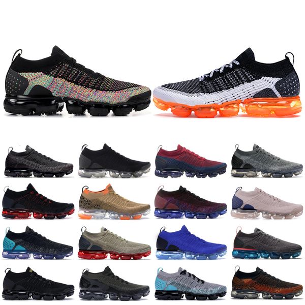 

2019 2 0 36 45 cny triple white safari knite . men women running shoes black multi-color punch bhm fly designer sneakers eur - outdoor